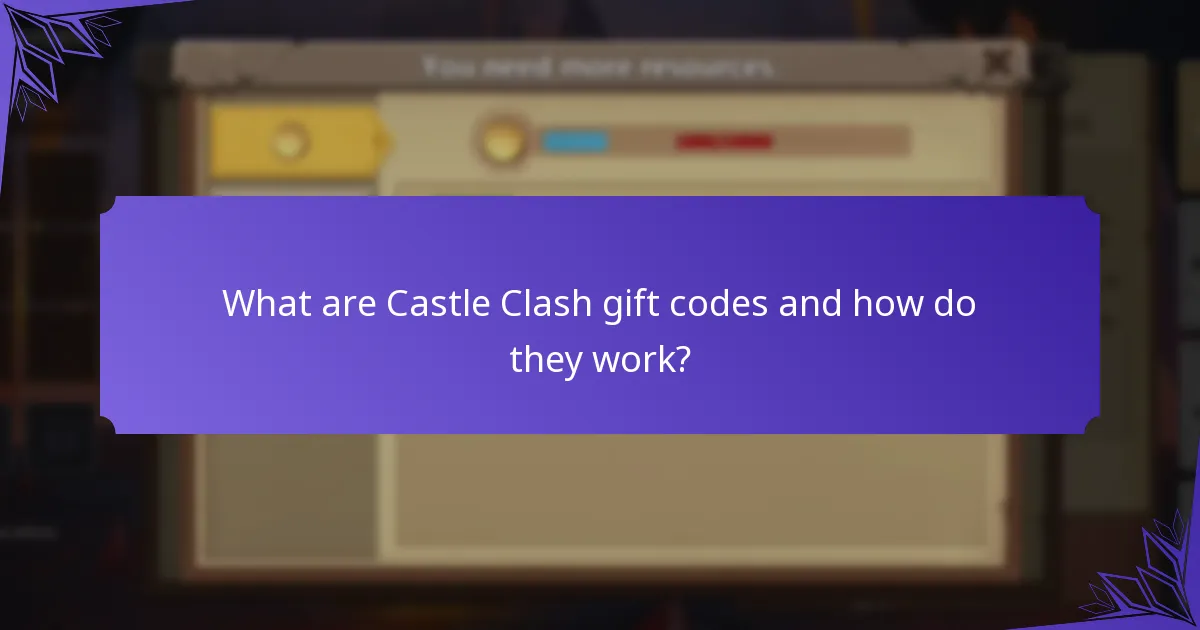 How can I redeem Castle Clash gift codes?