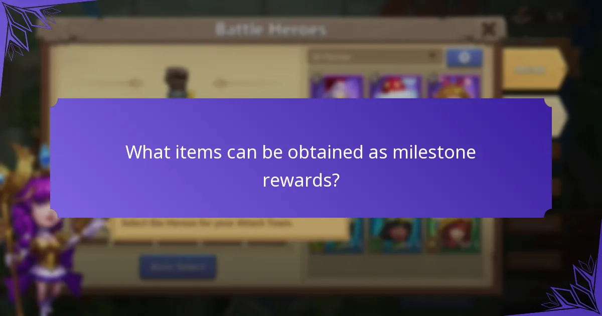 How do milestone prizes compare to other rewards in Castle Clash?